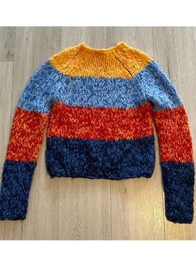 Deadstock Vintage Chunky Striped Knit Sweater